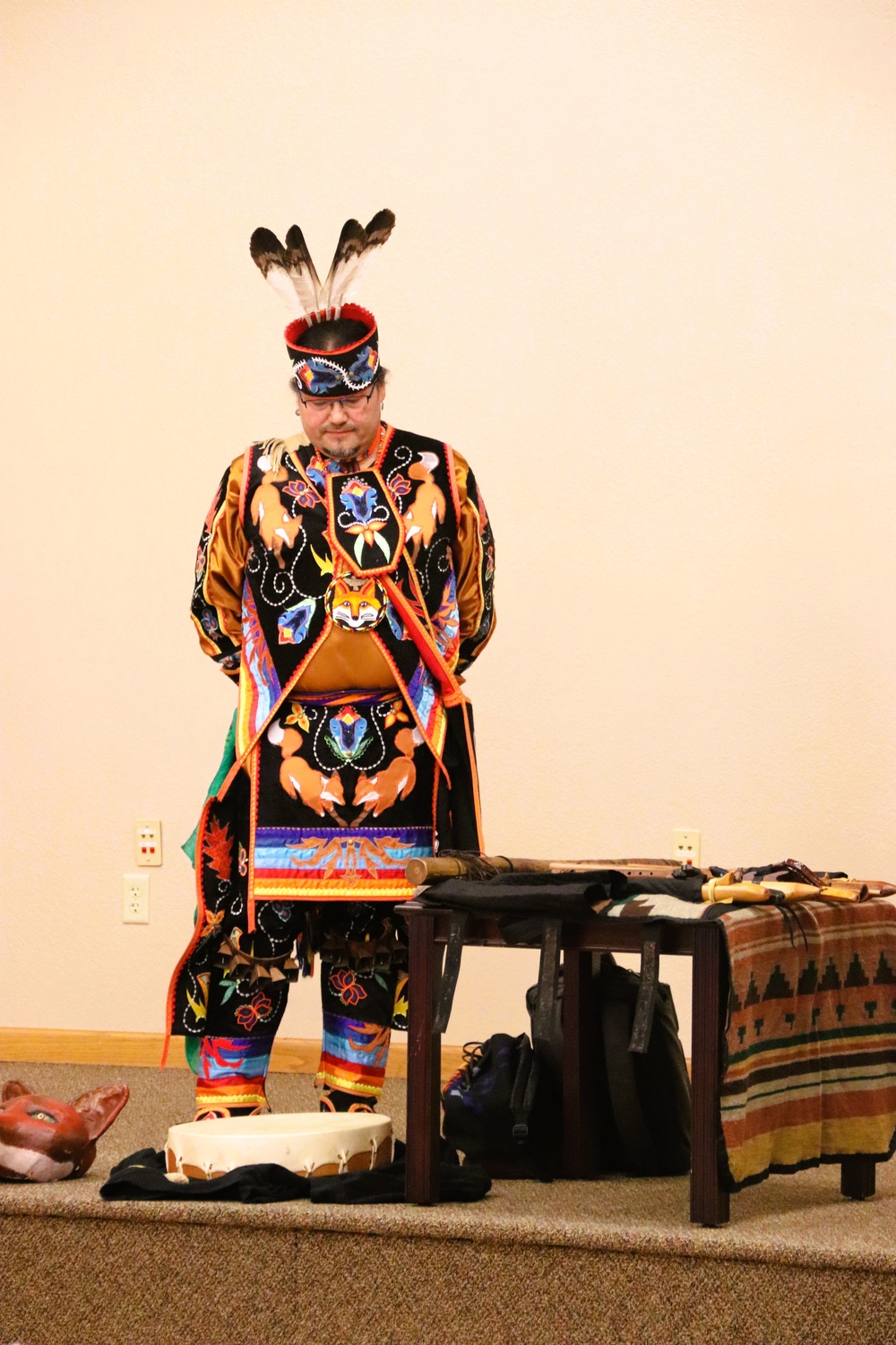 Storyteller with Red Cliff Band of Lake Superior Chippewa highlights Fort McCoy’s 2024 Native American Heritage Month observance