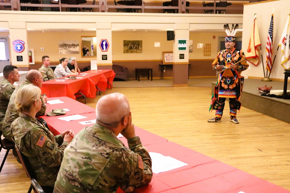 Storyteller with Red Cliff Band of Lake Superior Chippewa highlights Fort McCoy’s 2024 Native American Heritage Month observance