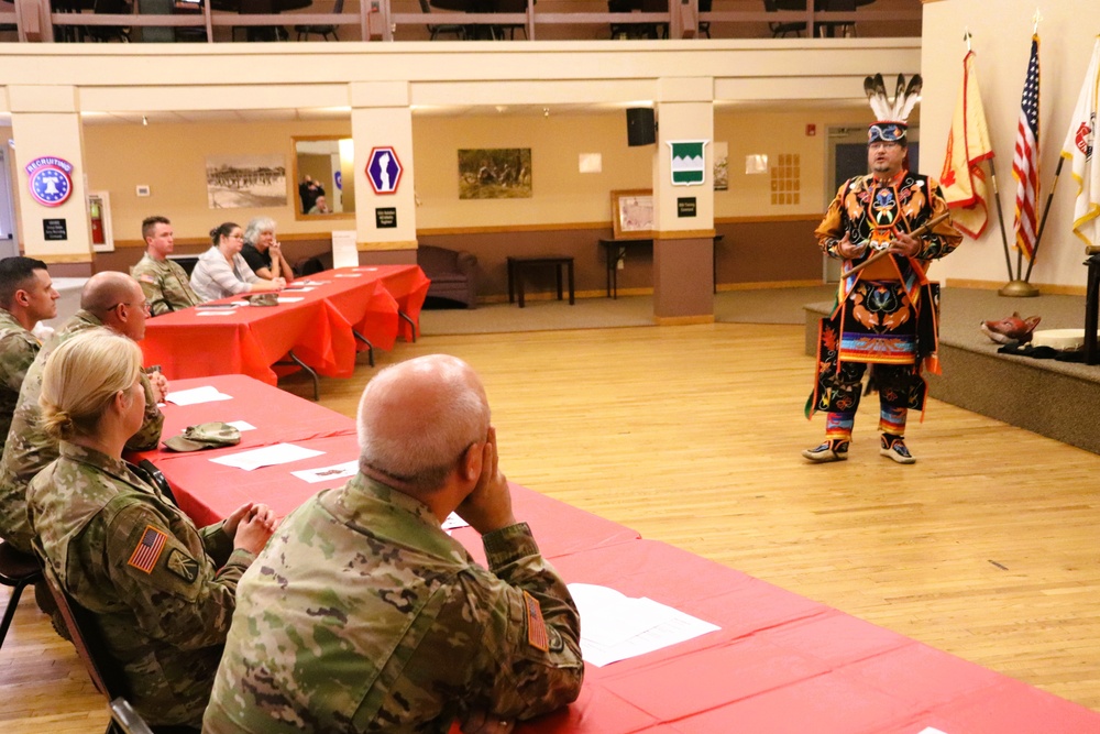 Storyteller with Red Cliff Band of Lake Superior Chippewa highlights Fort McCoy’s 2024 Native American Heritage Month observance