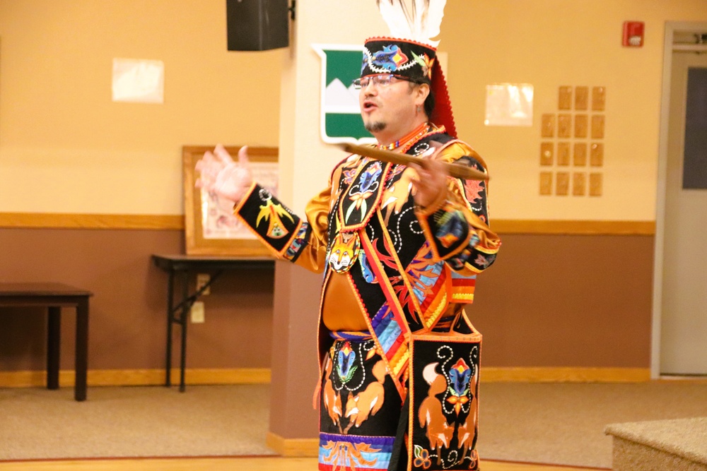 Storyteller with Red Cliff Band of Lake Superior Chippewa highlights Fort McCoy’s 2024 Native American Heritage Month observance