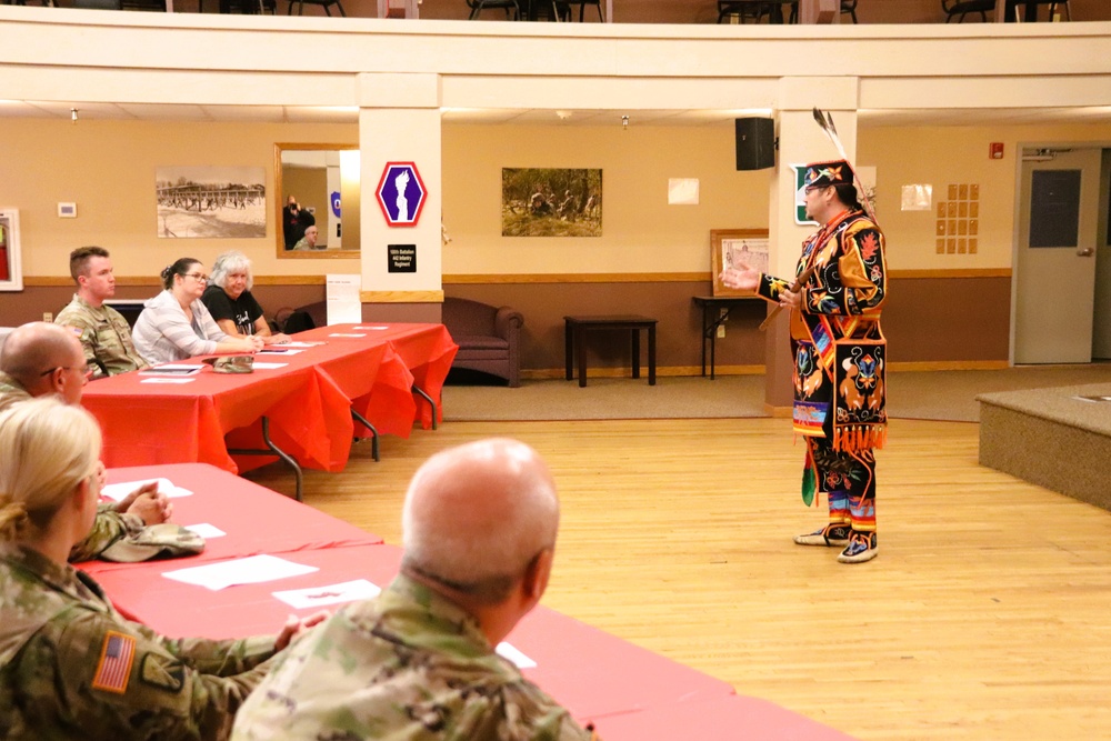 Storyteller with Red Cliff Band of Lake Superior Chippewa highlights Fort McCoy’s 2024 Native American Heritage Month observance