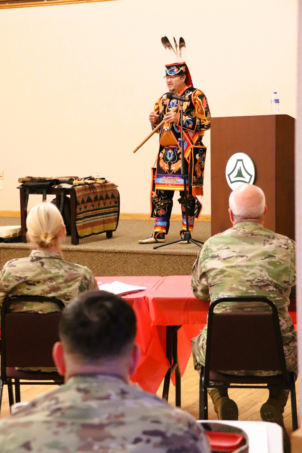 Storyteller with Red Cliff Band of Lake Superior Chippewa highlights Fort McCoy’s 2024 Native American Heritage Month observance