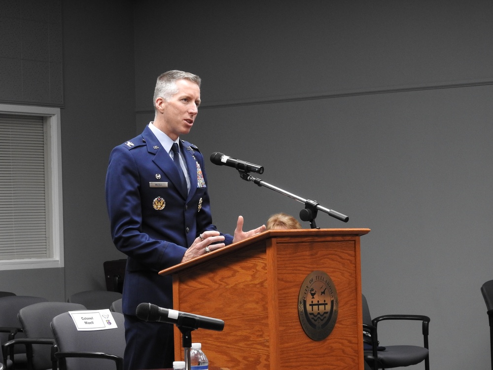 AEDC commander introduces himself to Tullahoma Board of Mayor and Aldermen