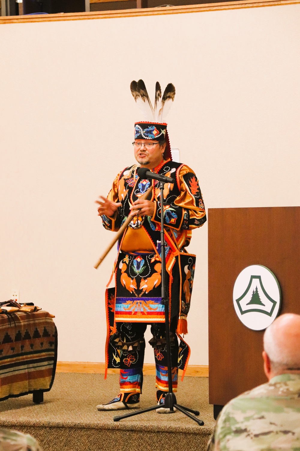 Storyteller with Red Cliff Band of Lake Superior Chippewa highlights Fort McCoy’s 2024 Native American Heritage Month observance