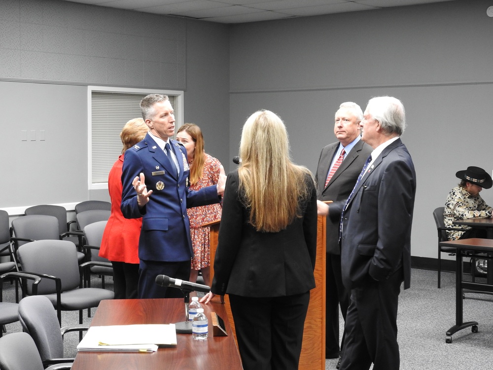 AEDC commander introduces himself to Tullahoma Board of Mayor and Aldermen