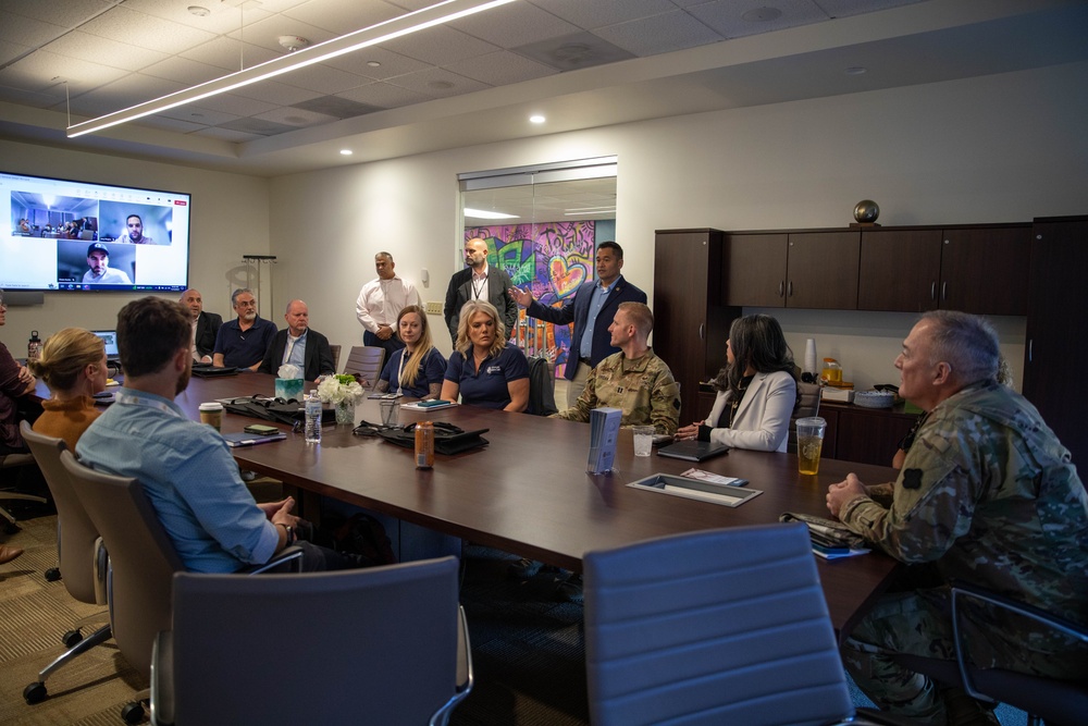 88th Readiness Division Commander meets with Vivage-Beecan Health