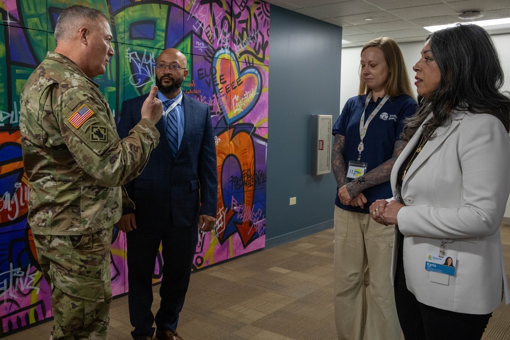 88th Readiness Division Commander meets with Vivage-Beecan Health