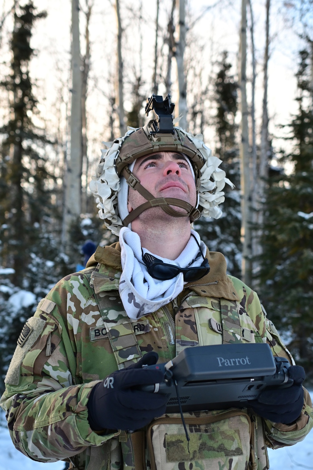 Arctic Wolves battle in snowy Donnelly Training Area