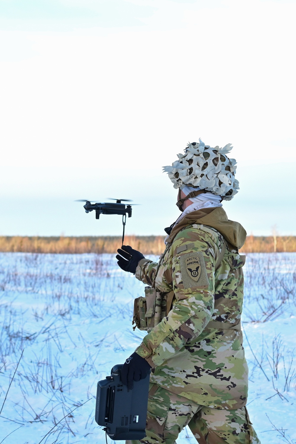 Arctic Wolves battle in snowy Donnelly Training Area