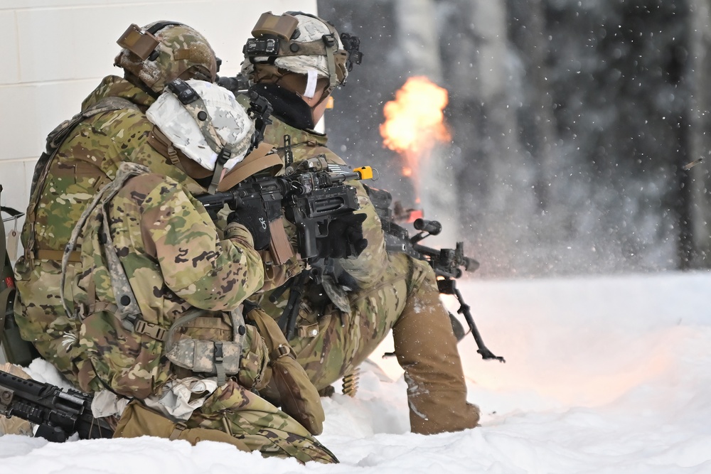 Arctic Wolves battle in snowy Donnelly Training Area