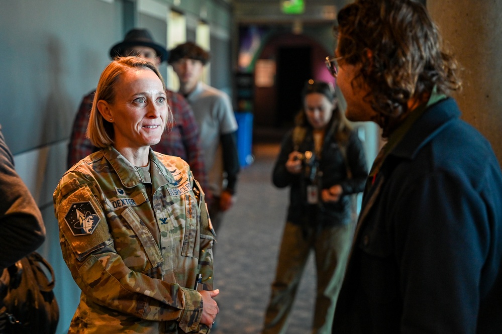 A Cosmic Connection: USSF Astronaut Calls STEM Students from ISS