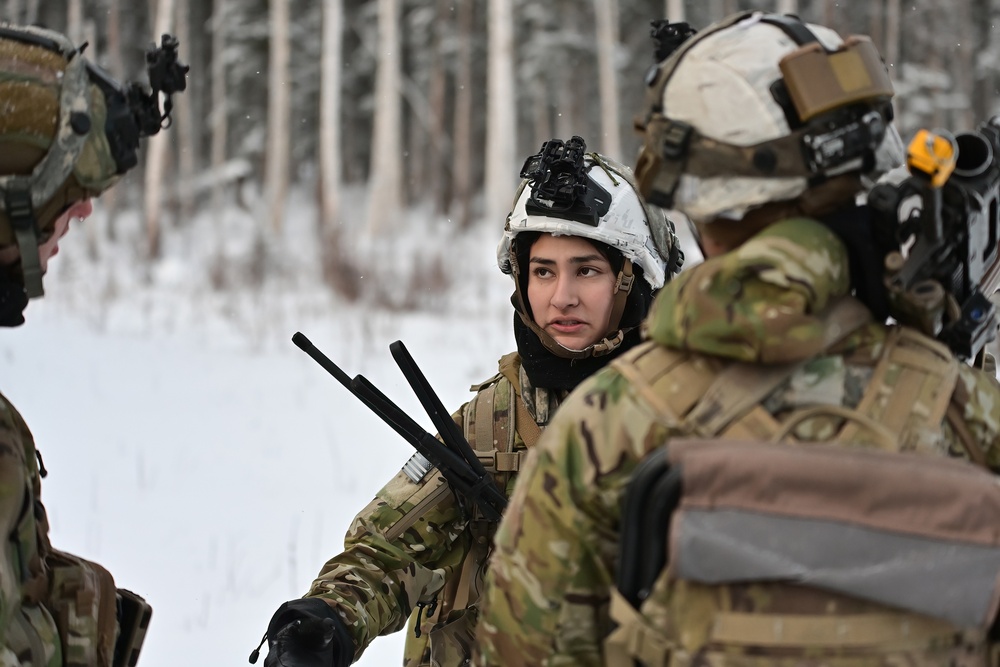 Arctic Wolves battle in snowy Donnelly Training Area