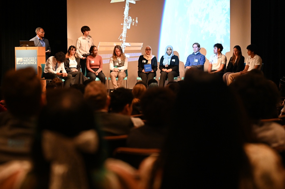 A Cosmic Connection: USSF Astronaut Calls STEM Students from ISS