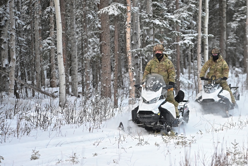 Arctic Wolves battle in snowy Donnelly Training Area