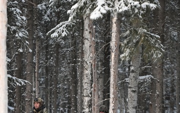 Arctic Wolves battle in snowy Donnelly Training Area