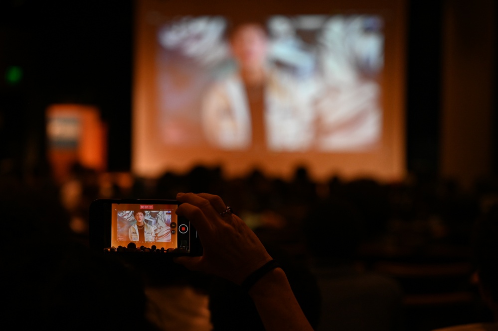 A Cosmic Connection: USSF Astronaut Calls STEM Students from ISS