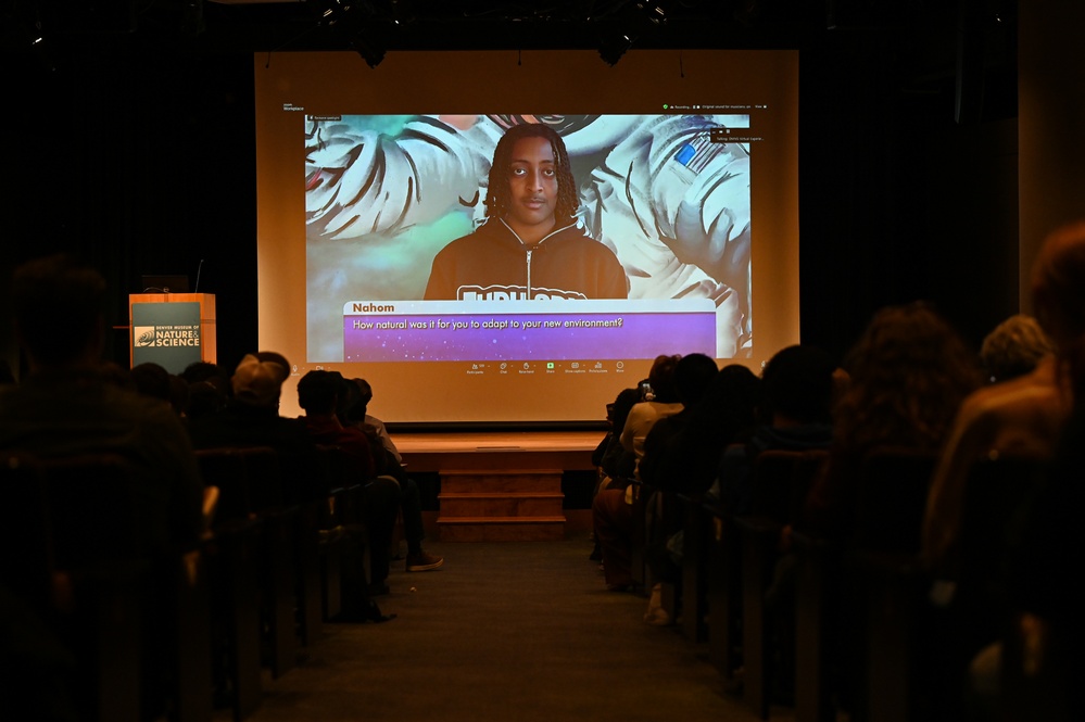 A Cosmic Connection: USSF Astronaut Calls STEM Students from ISS