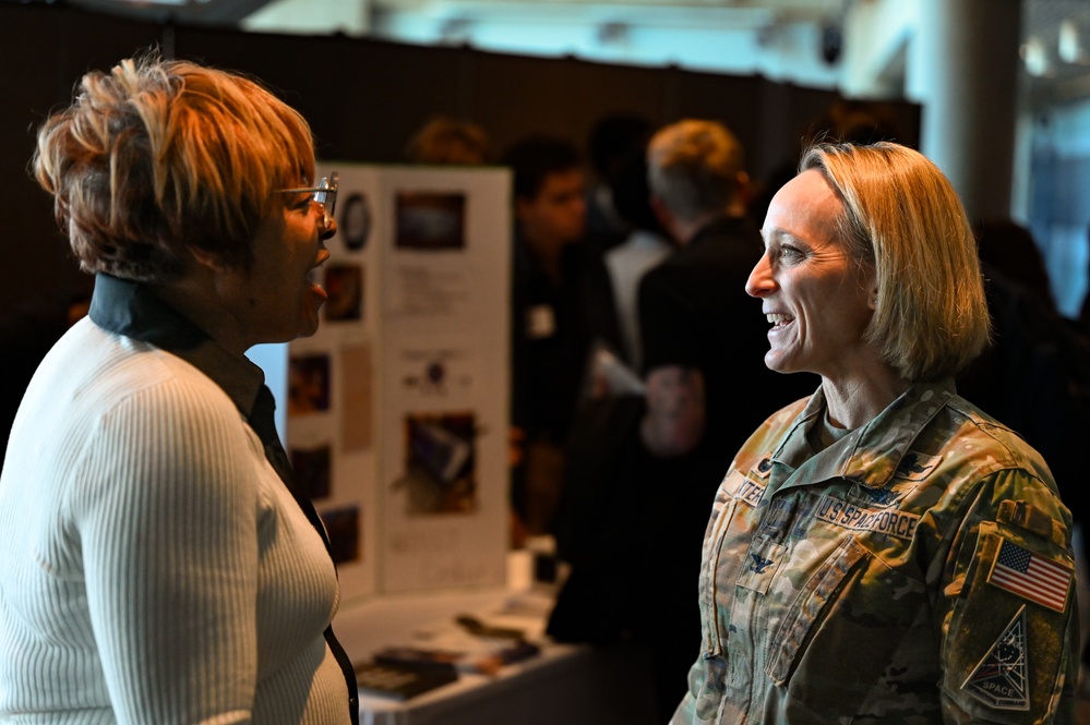 A Cosmic Connection: USSF Astronaut Calls STEM Students from ISS