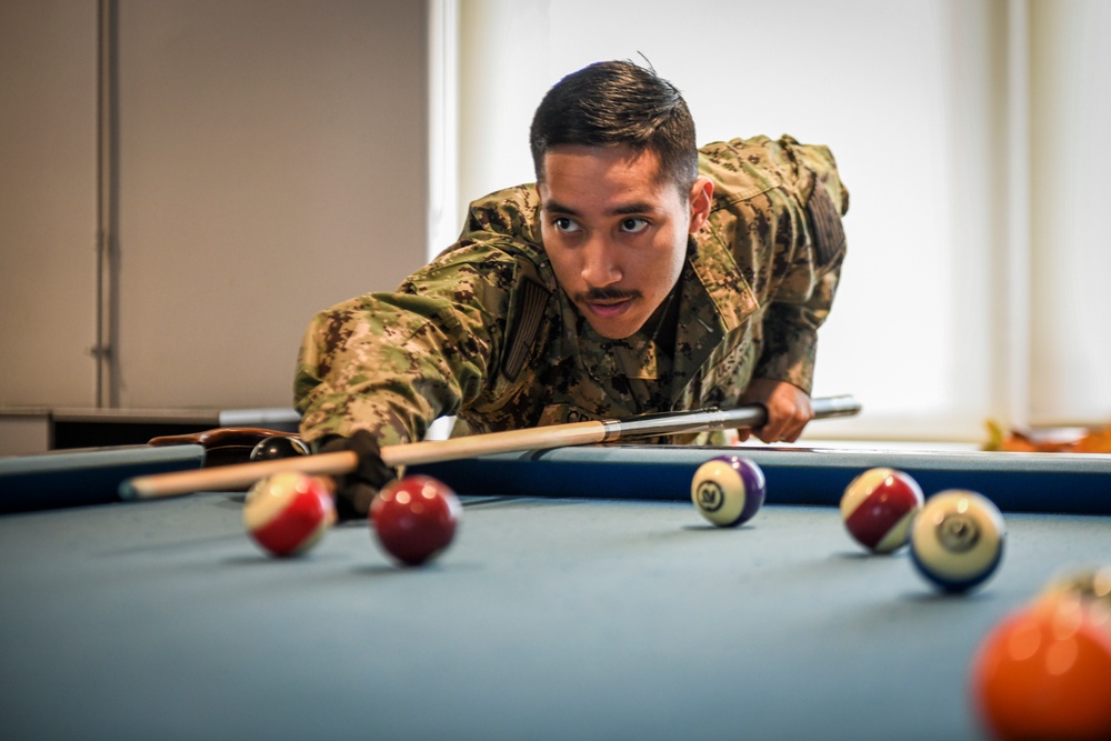 Sailors Kick Back at USO