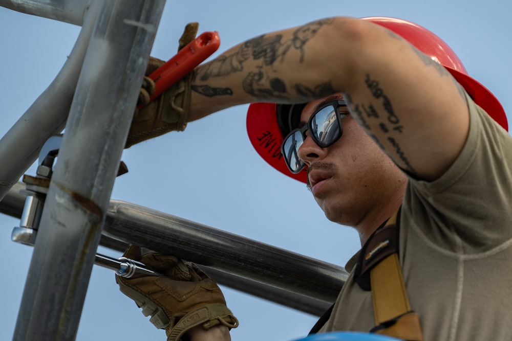 823rd RED HORSE Squadron Supports Hurricane Helene Recovery Efforts at Moody AFB