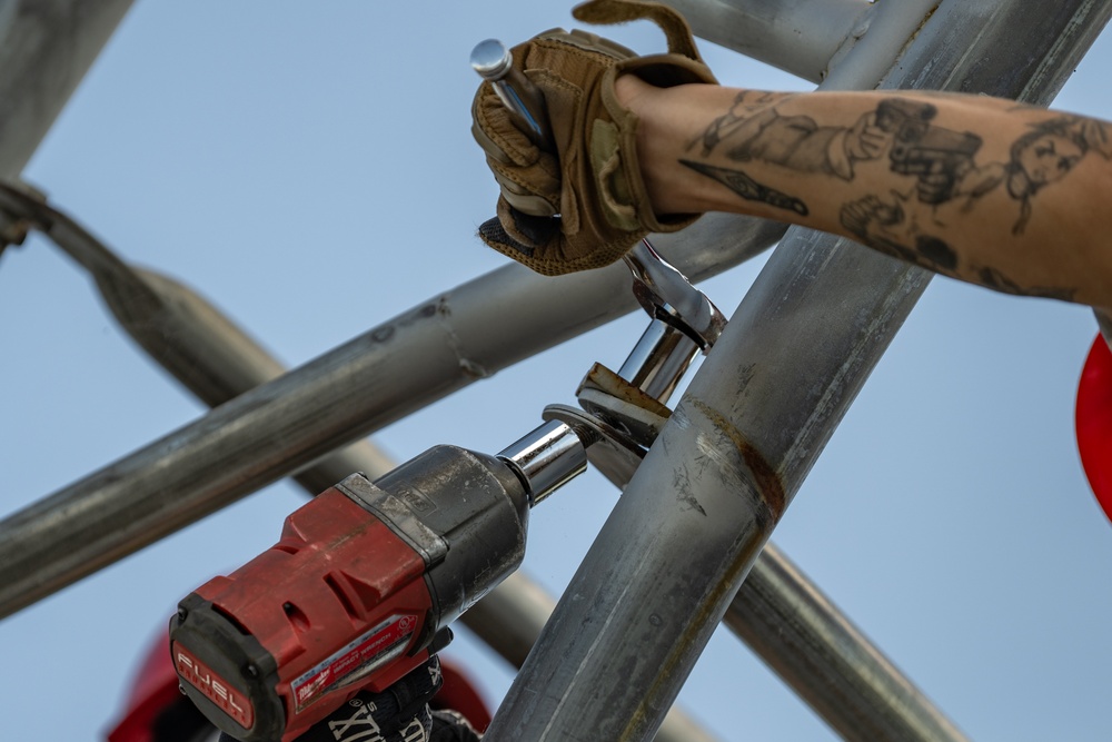 823rd RED HORSE Squadron Supports Hurricane Helene Recovery Efforts at Moody AFB