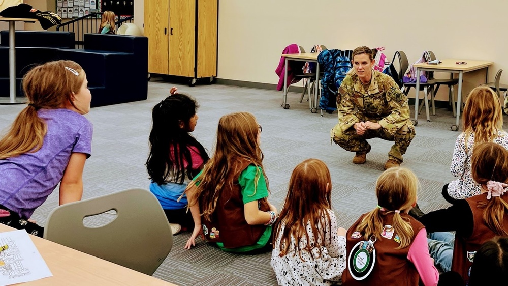 Girl Scouts Learn About Democracy and Leadership