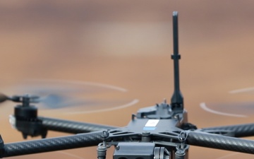 Forward observers use drones to call for artillery fire