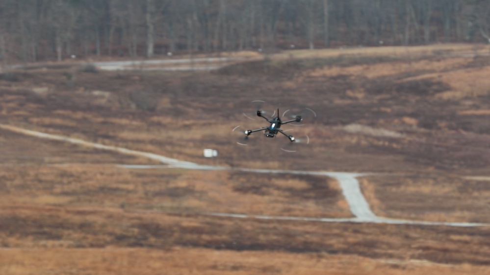 Forward observers use drones to call for artillery fire