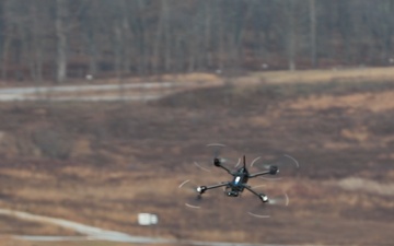 Forward observers use drones to call for artillery fire