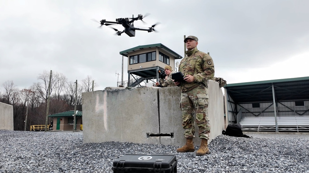 Forward observers use drones to call for artillery fire