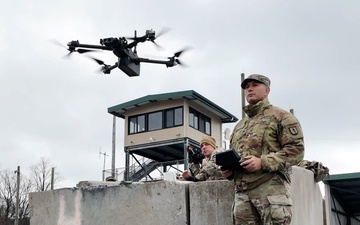 Forward observers use drones to call for artillery fire