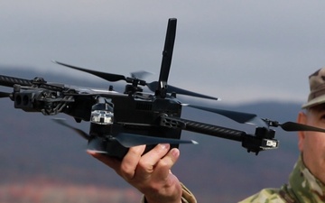 Forward observers use drones to call for artillery fire