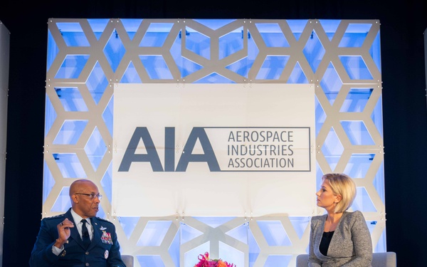 CJCS Participates in AIA Fireside Chat