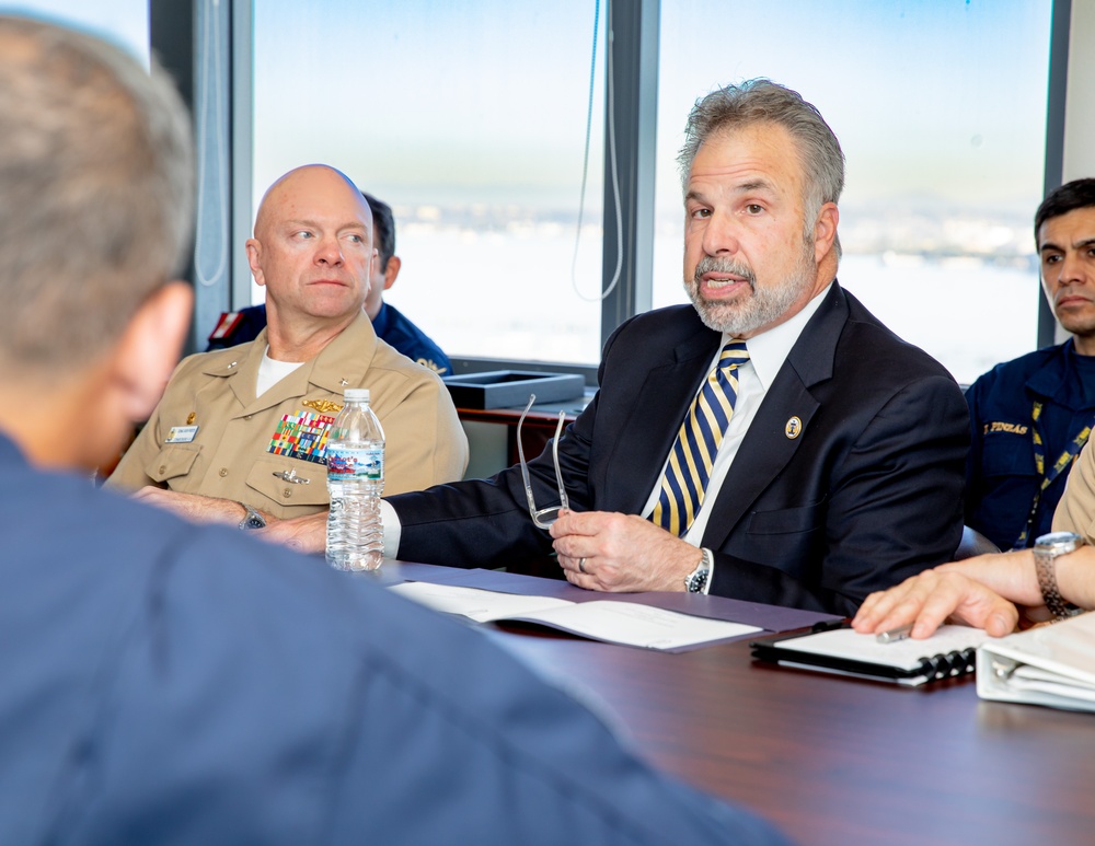 Peruvian Navy Vice Adm. Bravo De Rueda Visits CSS-11