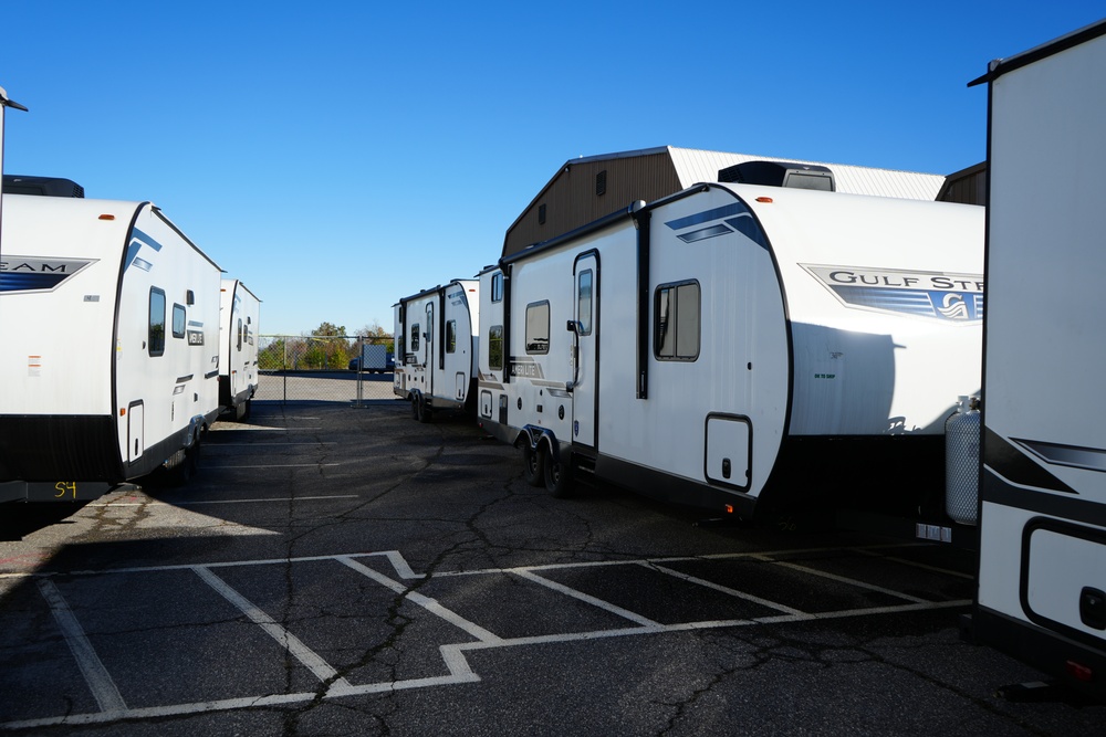 FEMA Direct Temporary Housing Staging Area in Western North Carolina