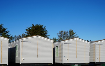 FEMA Direct Temporary Housing Staging Area in Western North Carolina