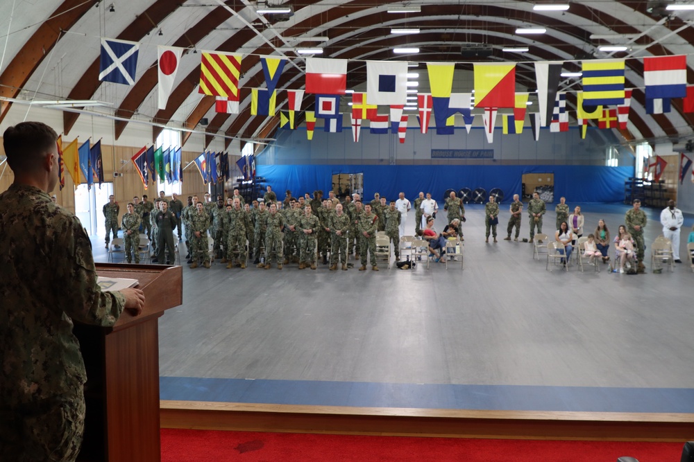 All-Hands at Officer Training Command Newport