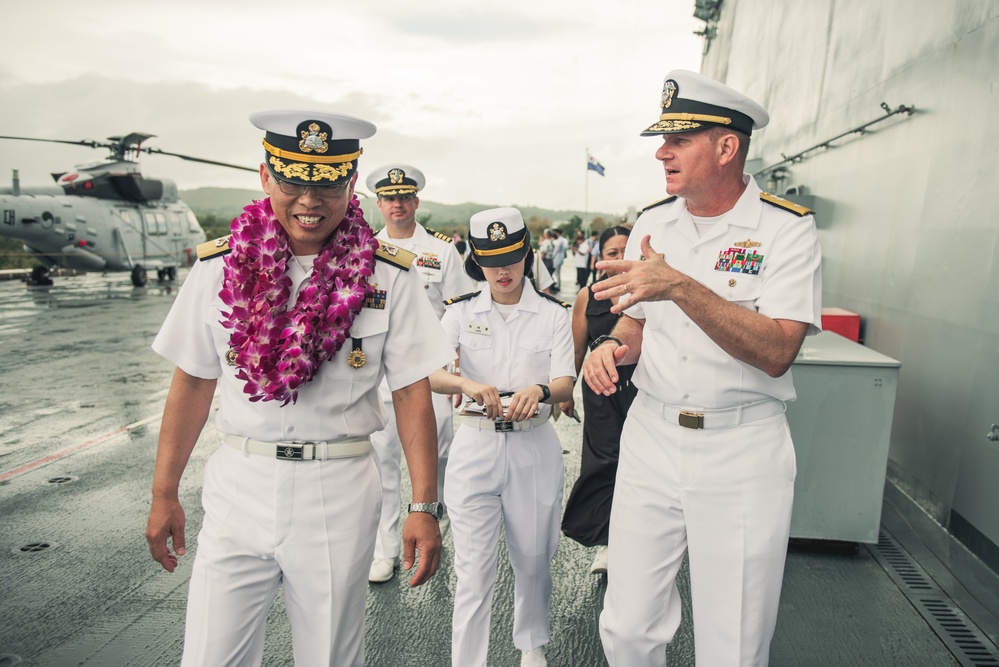 CJRM Welcomes ROKS Marado (LPH-6112) to Guam