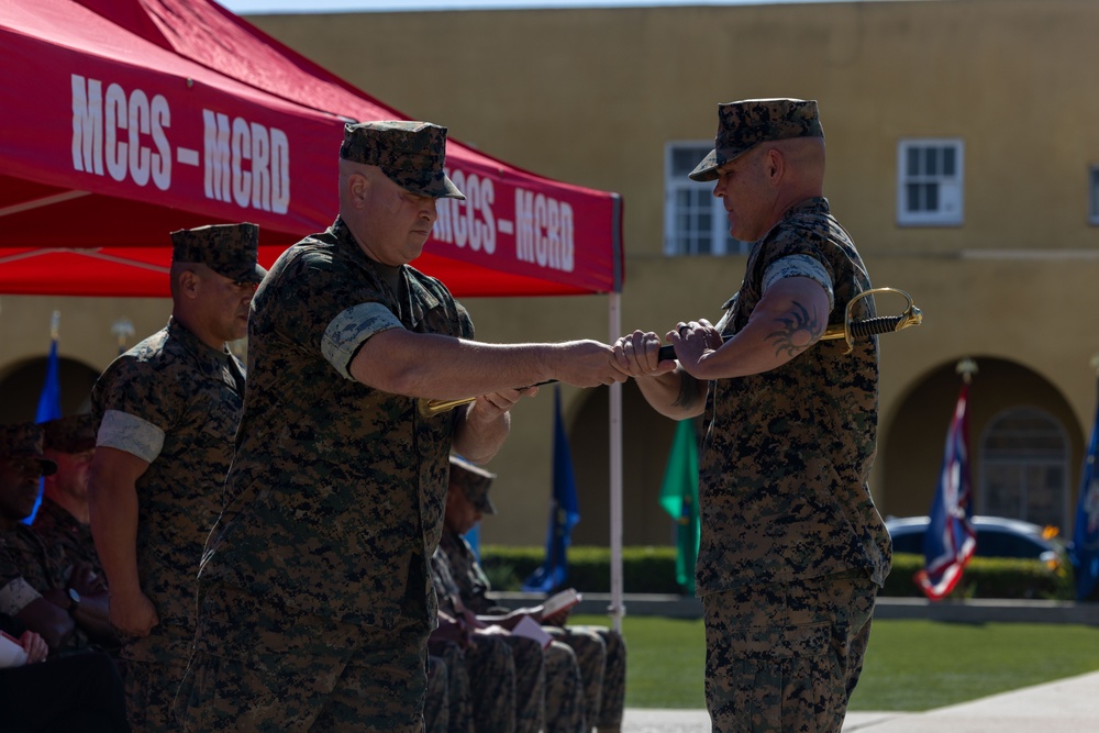 MCRD San Diego Headquarters and Service Battalion Relief &amp; Appointment Ceremony