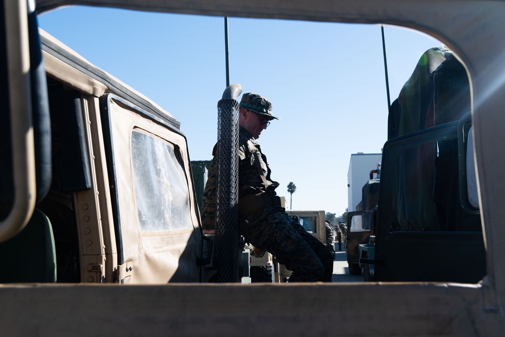 Lightning Strike 25: MWCS-38 Conducts Movement to Camp Pendleton