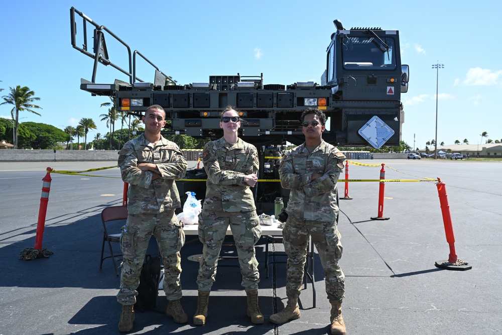 735 AMS Engages with Community at Wings of Aloha Open House