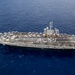 USS George Washington Sailors greet Japan with flight deck message