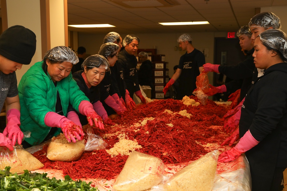 Sharing tradition and friendship: annual kimchi making event brings Soldiers and locals together