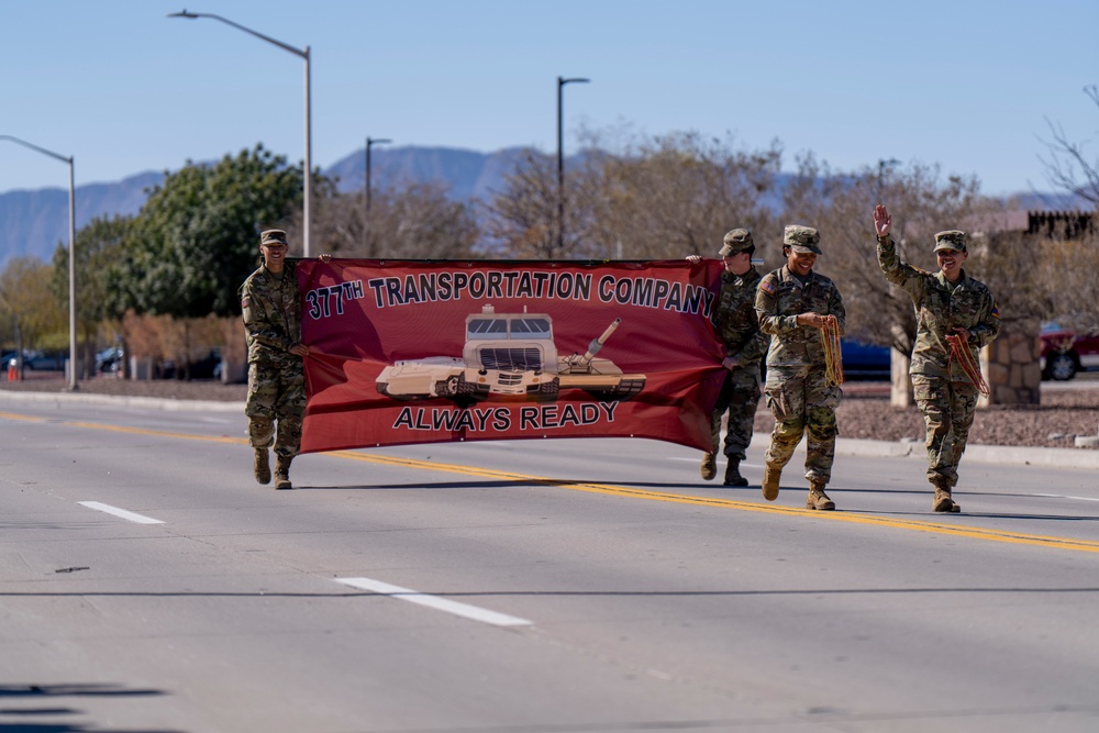 377th Transportation Company holds first annual HET Parade