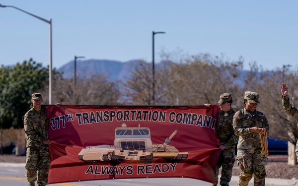 377th Transportation Company holds first annual HET Parade