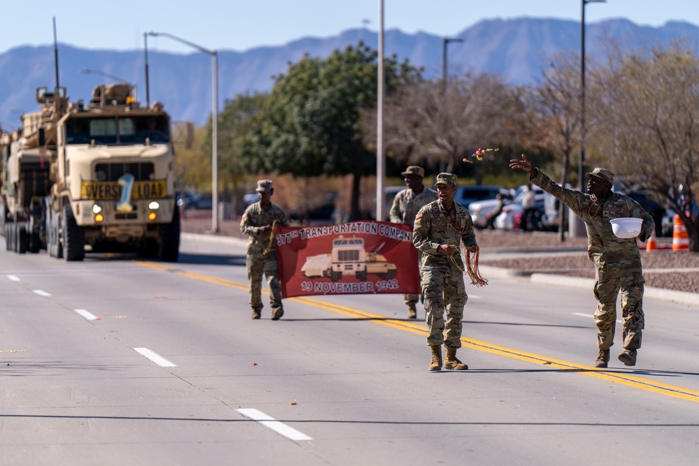 377th Transportation Company holds first annual HET Parade