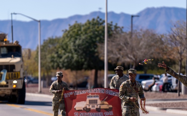 377th Transportation Company holds first annual HET Parade