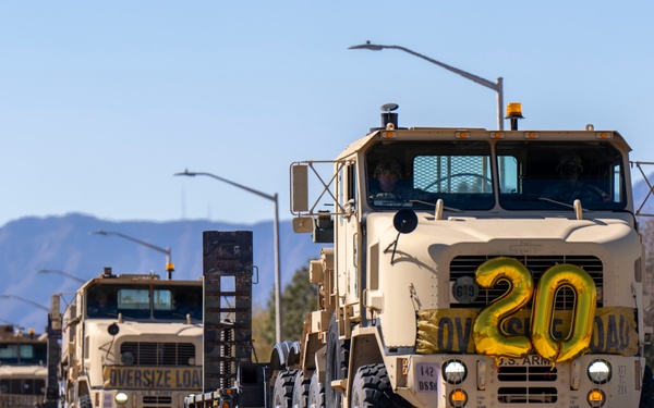377th Transportation Company holds first annual HET Parade