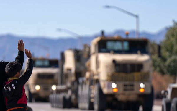 377th Transportation Company holds first annual HET Parade