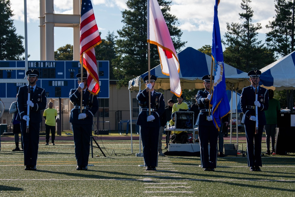 Yokota Air Base Honor Guard at the 45th Kanto Plains Special Olympics